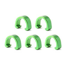 Алюмінієва кліпса для боудену Зелена 1 шт.Топ! Топ!