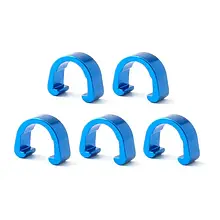 Алюмінієва кліпса для боудену Синя 1 шт.Топ! Топ!