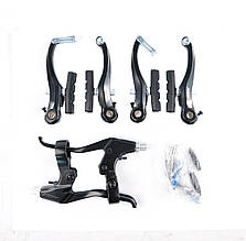 Гальма V-brake ARTEK мод. Т210DG з ручками мод. 483D і тросами