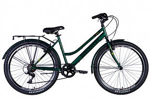 Велосипед ST 26" Discovery PRESTIGE WOMAN Vbr рама-" з багажником задн St з крилом St 2024 (зелений))