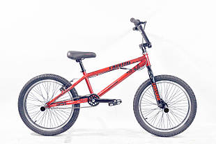 Велосипед Crossride 20 BMX-FRS ST "PHANTOM" рама 10 Червоний із чорною вилкою