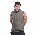 Утеплена стегана жилетка Solve Olive KT6000831 розмір 3XL, фото 8