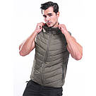 Утеплена стегана жилетка Solve Olive KT6000831 розмір 3XL, фото 9