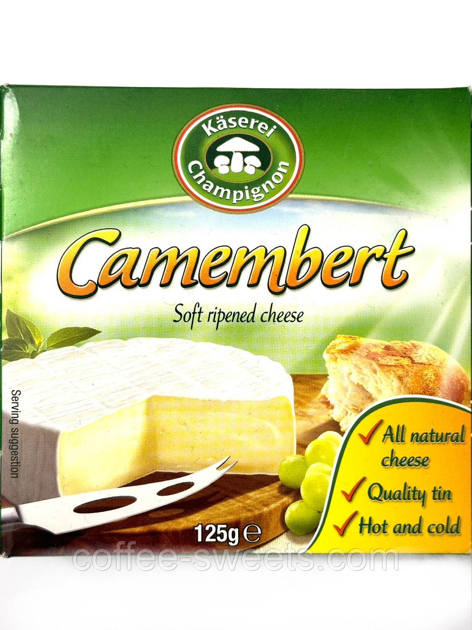 Сир Камамбер Camembert Kaserei Champignon 125 г Німеччина