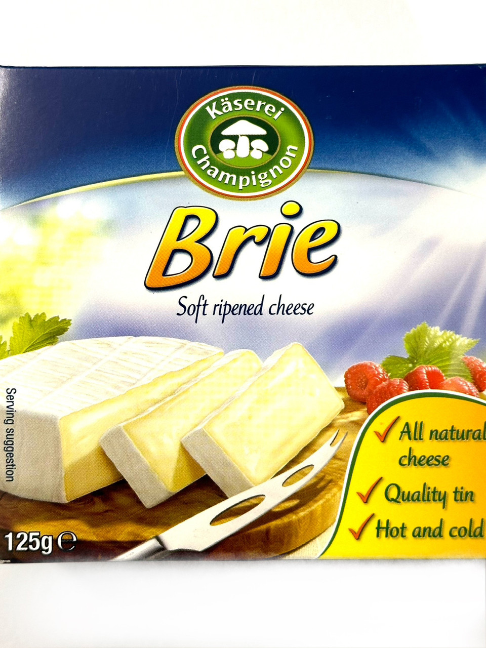 Сир Брі Kaserei Champignon Brie 125 г Німеччина