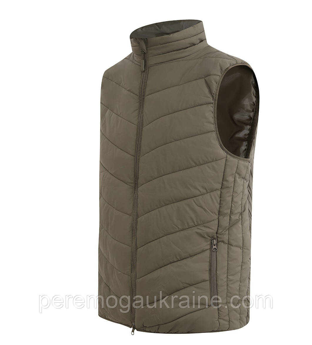 Утеплена стегана жилетка Solve KT6000831 Olive розмір XL