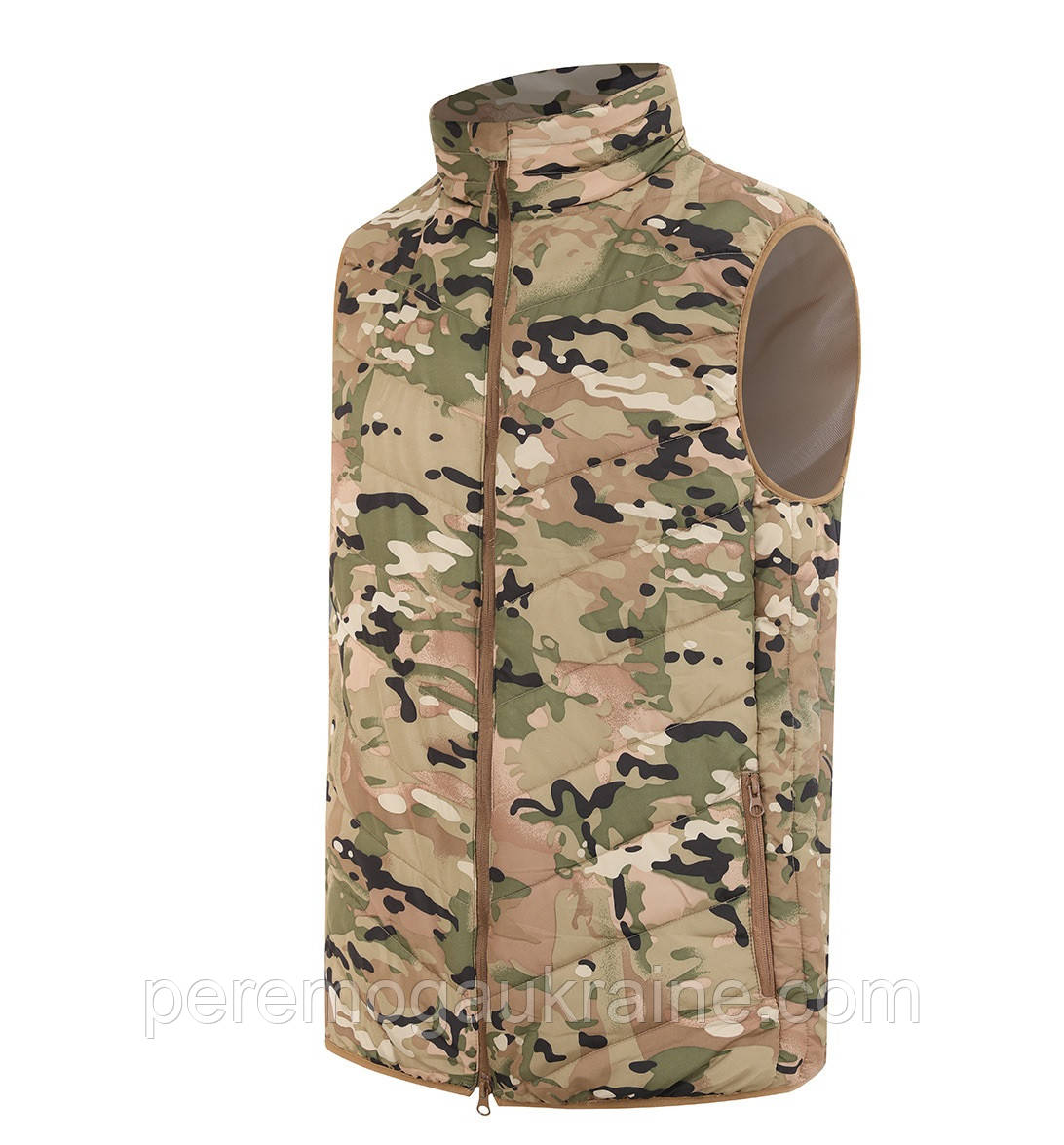 Утеплена стегана жилетка Solve KT6000836 Multicam peremoga