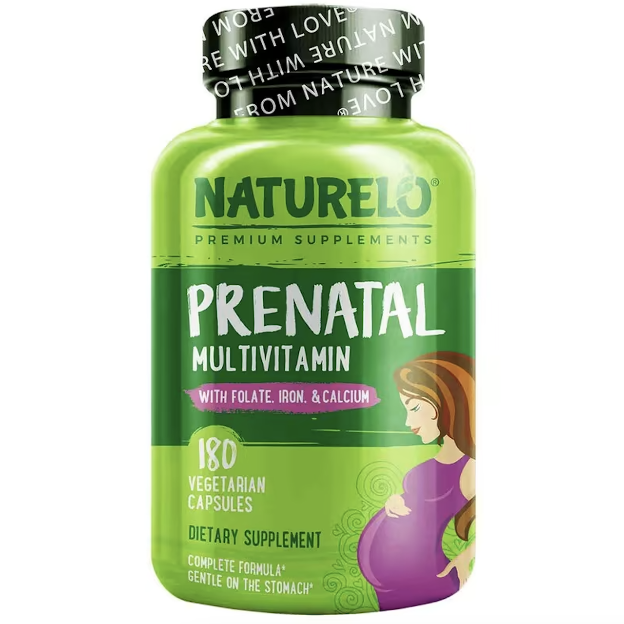 NATURELO, мультивітаміни на період вагітності, 180 вегетаріанських капсул