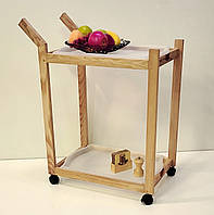 Сервірувальний столик зі знімними тацями. Журнальний столик на колесах.