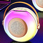 Bluetooth колонка + мікрофон, з підсвічуванням та USB, A6 / Портативна колонка / Караоке мікрофон / Блютуз колонка, фото 2