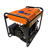 Генератор JEEMAR дизельний з електростартером та силовою розеткою 4,5/6.0 кВт для дому, фото 4