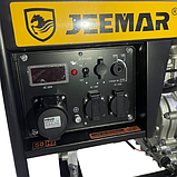 Генератор JEEMAR дизельний з електростартером та силовою розеткою 4,5/6.0 кВт для дому, фото 6