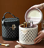 Косметичка дорожня жіноча. Кейс бокс для косметики водонепроникний. Органайзер скриньки для косметики, фото 2