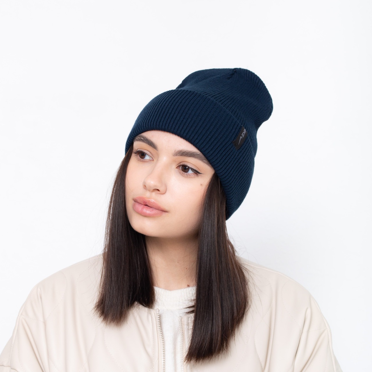 Шапка Резинка Nike NR-0124  т.синій