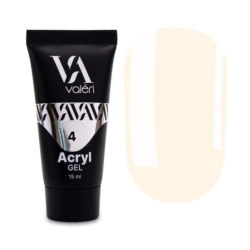 Акрил-гель Valeri Acryl Gel, 15 мл No04, світло-персиковий