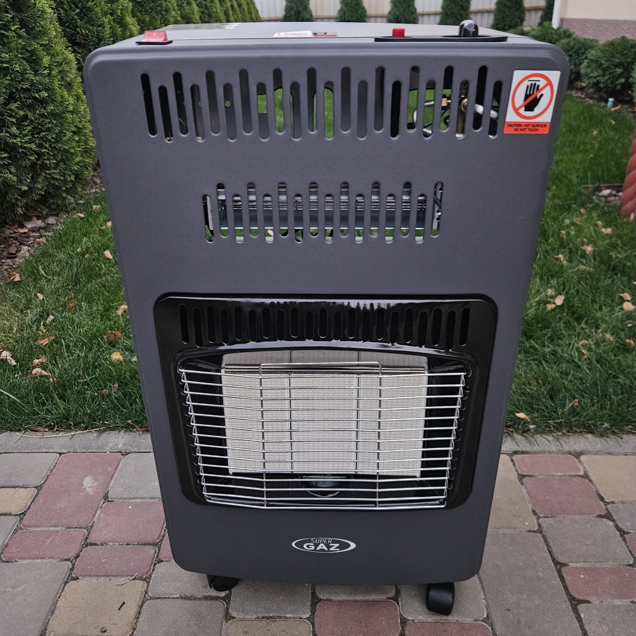 Газовий інфрачервоний обігрівач Super Gaz Turbo KH10 (з вентилятором), фото 1