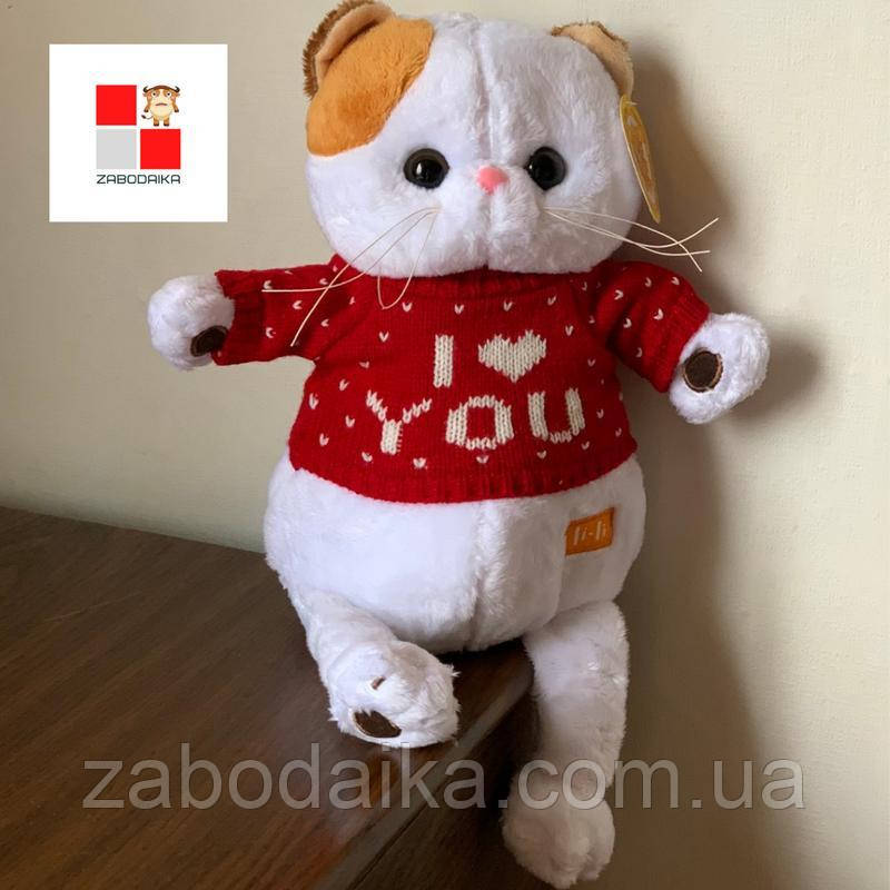 М'яка іграшка кіт басік, кішечка лілі в светрі,подружка басіка ОГЛЯД ВІДЕО, фото 1