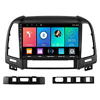 Штатная магнитола 4/32Gb на Hyundai Santa Fe 2006-2012 Санта Фе экран 9" Автомагнитола Android 13 CarPlay