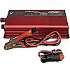 Перетворювач напруги інвертор з дисплеєм V-TEK 4000W 12-220 V Автомобільний перетворювач, фото 3
