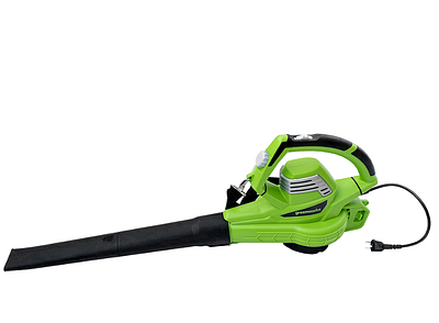 Повітродувка пилосос 2в1 садовий електричний Greenworks (220 В, 630 Вт)