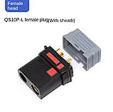 Надпотужні роз'єми QS10P-L (мама+тато) 10mm 210А-270А 500V DC, фото 5