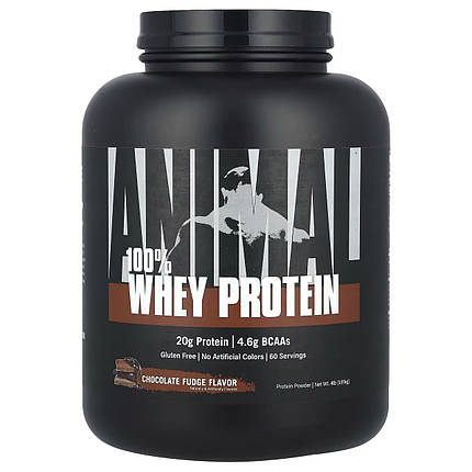 Сироватковий протеїн Universal Nutrition Animal 100% Whey Protein 1810 г, фото 1