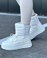 Жіночі сноутси білі на платформі