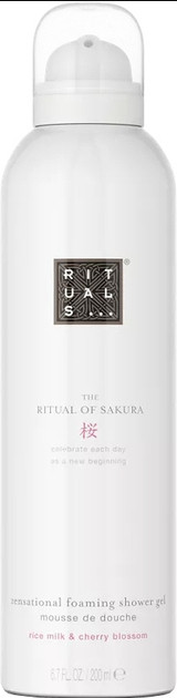 Гель-пінка для душу RITUALS... The Ritual of Sakura zensational foaming shower gel (200 ml)