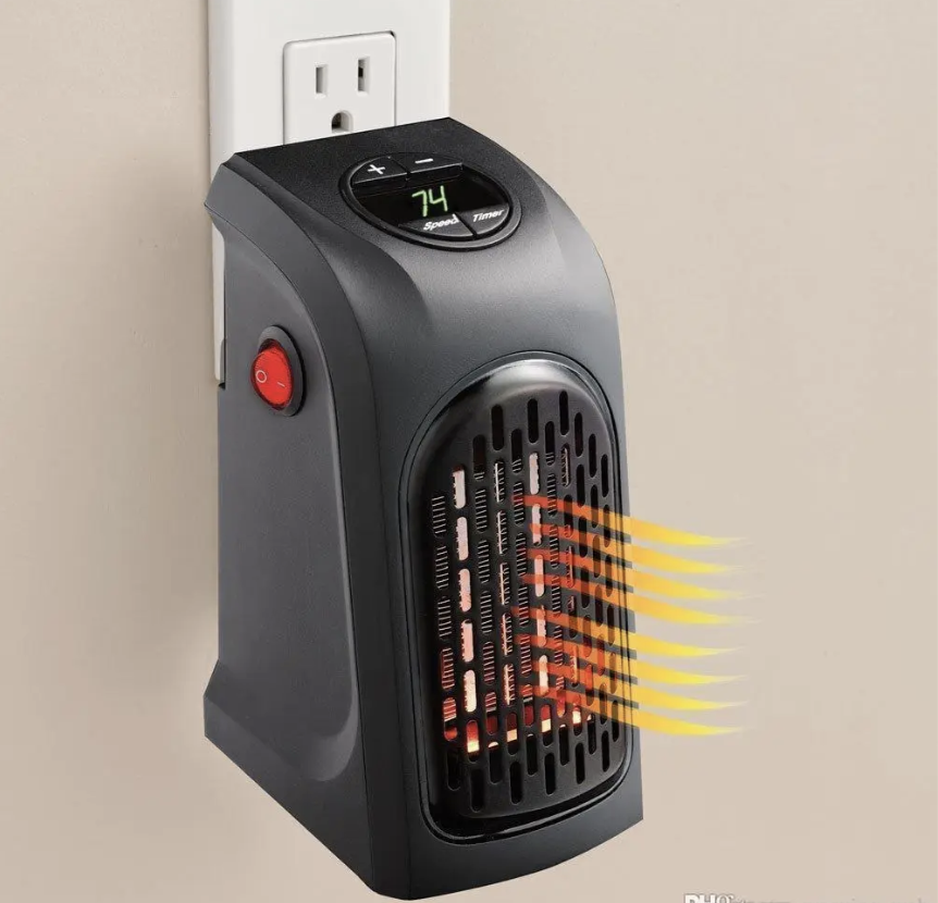 Міні нагрівач 400W Handy Heater з пультом, нагрівач електричний тепловентилятор портативний