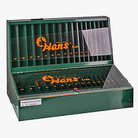 HANS. Полка с торцевыми головками 1/2" 125шт. (46128M)