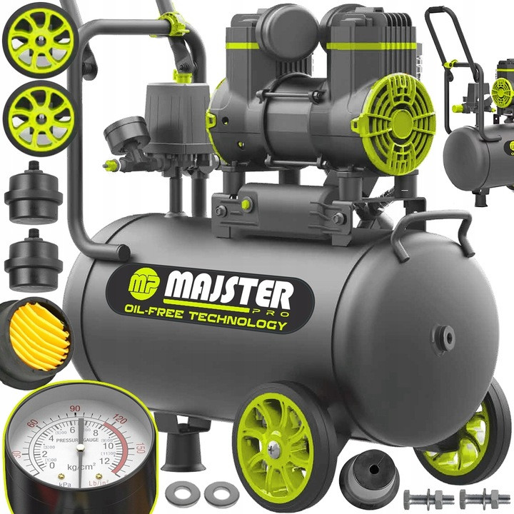Безмасляний компресор Majster Polska MP0067 24l 8bar
