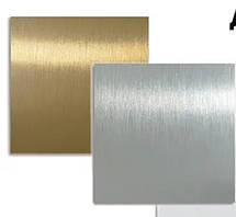 Металева пластина для зовнішнього використання золото потерте 600*300