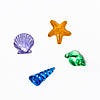 Прозорі фігурки  "Мушлі"  для рахунку та сенсорних  ігор (24 шт.), фото 4
