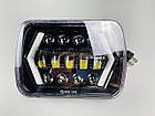 Фара LED прямокутна 95W оптичний елемент ближній + дальні + закоти, фото 8