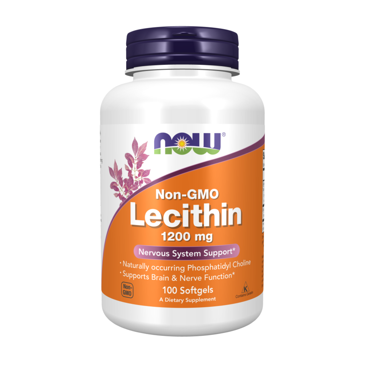 Лецитин Now Foods Lecithin 1200 mg 100 капсул
