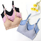 Топ - бюстгальтер для годування з вафельним візерунком, С-ка