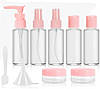 Дорожня пляшка-розпилювач із кришками 9 in 1 Travel Bottle Set, фото 2