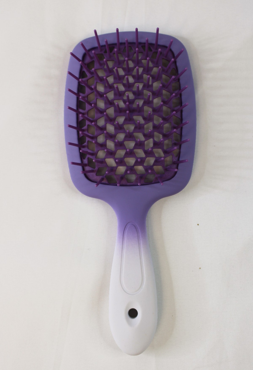 Гребінець HollowComb SUPERBRUSH PLUS, Бузковий з білим