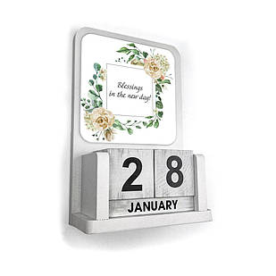 Вічний календар дерев'яний Blessings in the new days / God loves you every day хркв013а Тур-Колекшн