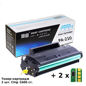 Картридж з тонером PA-210 + 2 чіпа для Pantum P2500W, P2502W, P2508W, M6500NW, M6550NW, M6558NW и M6600NW, фото 1