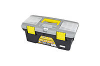 Ящик для инструментов с пластиковыми замками съемные органайзеры 12" 300х154х124 мм