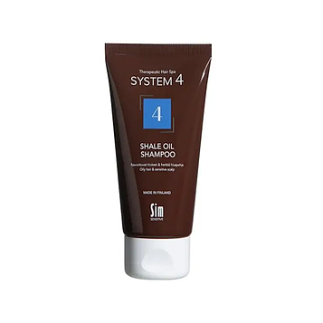 Шампунь №4  для жирної та чутливої шкіри голови System 4 Sim Sensitive Shale Oil Shampoo, 75 мл (11313)