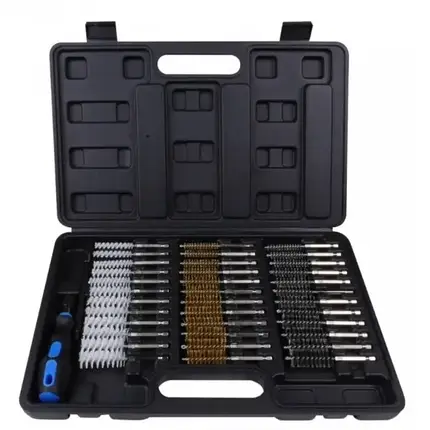 Набір зачисних щіток нейлонові, металеві, латунні 38 од., фото 2