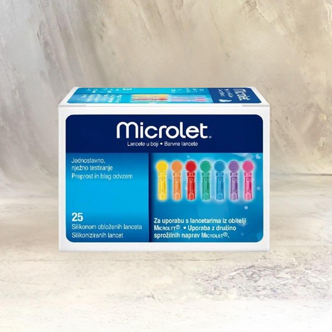 Ланцети універсальні Microlet (Микролет) Сontour Plus, 25 шт.