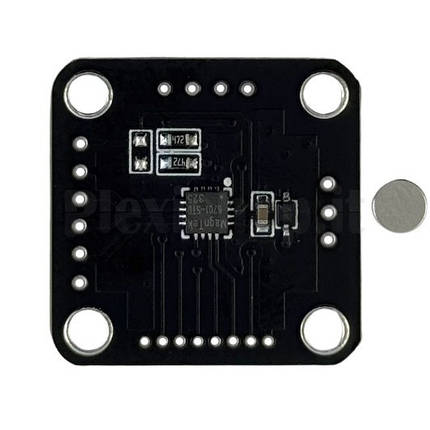 MT6701QT - I2C модуль магнітного датчика кута повороту 14-біт енкодер, фото 1