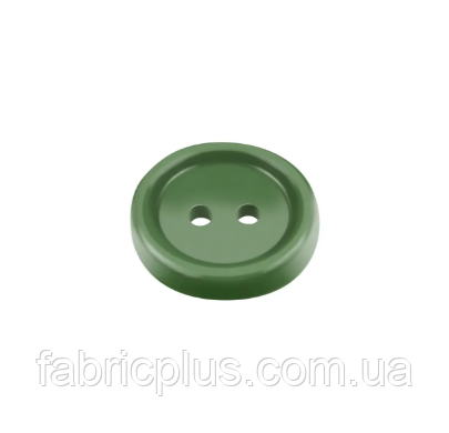Гудзики сорочкові 15 мм, ( 24 L) №2244 колір хакі