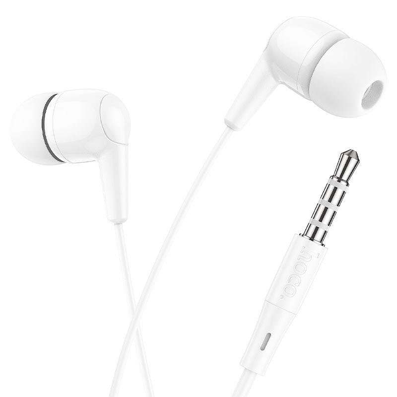 Навушники вакуумні HOCO M97 Enjoy universal earphones гарнітура з мікрофоном біла, фото 1