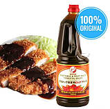 Соус тонкацу овочево-фруктовий для свинини, Tonkatsu vegetable-fruit sauce, Bull-Dog, Японія, 1.8l, Ч, фото 3