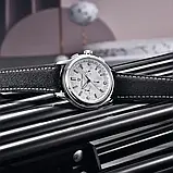 Pagani Design PD-1781 Black-Silver-White Годинник чоловічий кварцовий водонепроникний з хронографом з календарем сапфірове скло, фото 7