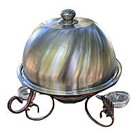 Садж для шашлику з підігрівом із соусницями 30 см Gorillas BBQ SD5